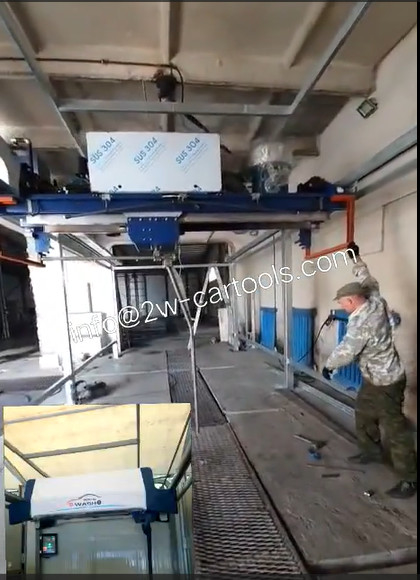 Latest company case about A new touchless Car Washing Machine was launched in Russia