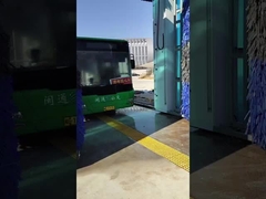 Blue Gantry Automatic Bus Cleaning Machine Size 2150*5750*5355mm Customizable