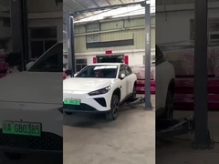 4000kg Lifting Capacity Two Post Car Lift With 2 Steps Support Arm And Floor Plate