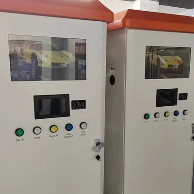 High Pressure Card Self Car Wash Machine Customizable With 1.5mm Steel Sheet
