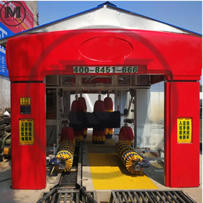 Large Intelligent Tunnel Type Automatic Car Washing Machine with 9 Brushes