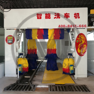 7 Brushes Gantry Type Automatic High Pressure Car Wash Machine Water Flushing