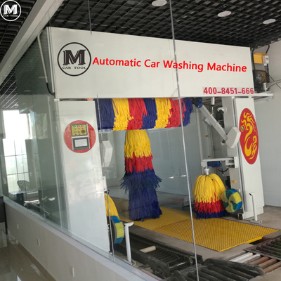 7 Brushes Gantry Type Automatic High Pressure Car Wash Machine Water Flushing