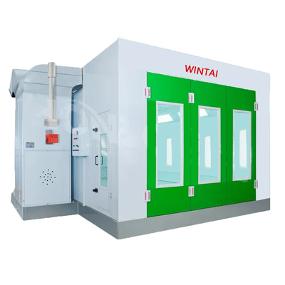 Movable Exhaust Fan Automotive Paint Room With Infrared Lighting Heating