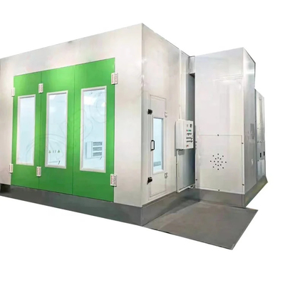 Movable Exhaust Fan Automotive Paint Room With Infrared Lighting Heating