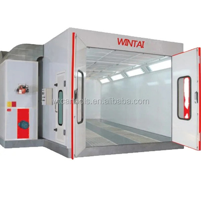 Movable Exhaust Fan Automotive Paint Room With Infrared Lighting Heating