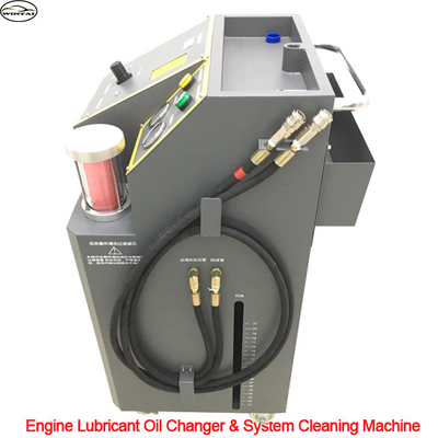 Lubricating Oil System 75Kg Engine Flushing Machine ASE-008E With 2 .5m Pipe