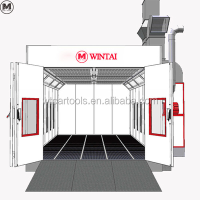 European Diesel Car Paint Booth with Turbo Fan NM Disc Dia. and F5 Ceiling Filter