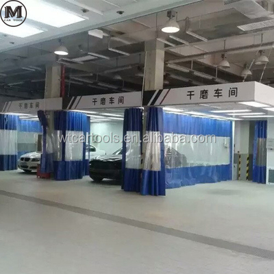 4KW Centrifugal Fan Intake Bus Spray Booth For Car Polish Preparation