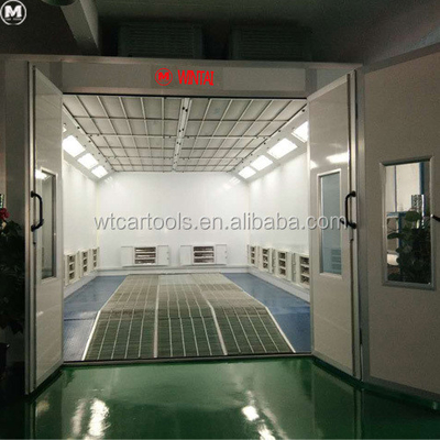 LED Light SUV Car Spray Booth 6900*3900*2650mm with Fiberglass Exhaust Filter