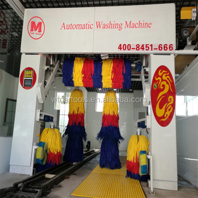 Stainless Steel Fully Automatic Car Wash with 7500mm Length Channel
