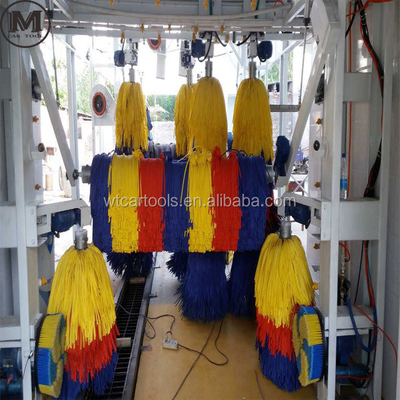 9 Brushes Automatic Car Washing Machine With Drying 6000*3660*2800 Size