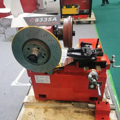 Red White 350mm Brake Drum Lathe Machine C9335A With Rotating Speed 130r/Min