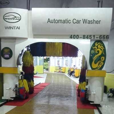 Gantry Type Automatic Car Washing Machine With Optional Dryers And Foam Wax Spraying