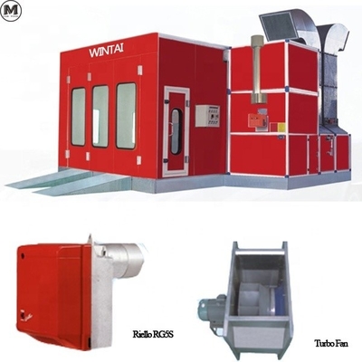 NM Disc Dia. European Automotive Car Paint Booth with LED Lights and CE Approval