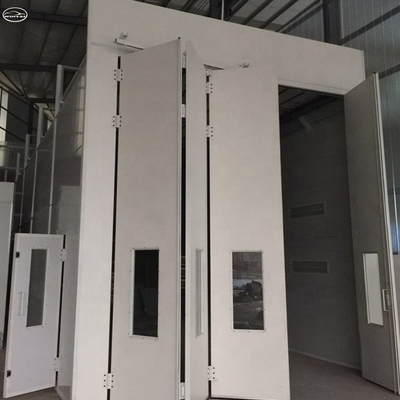 Diesel Burner Truck Spray Booth 220V 39KW With LED Light And 11KW Fans