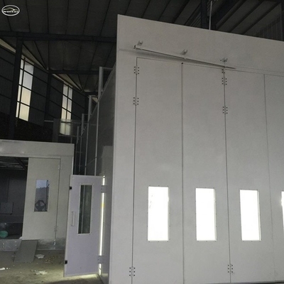 Diesel Burner Truck Spray Booth 220V 39KW With LED Light And 11KW Fans