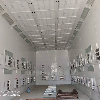 Internal Size 15000*5000*5000mm Spray Baking Booth for Truck/Bus Painting Requirements