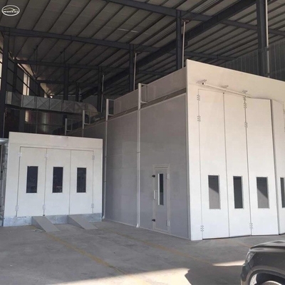 Internal Size 15000*5000*5000mm Spray Baking Booth for Truck/Bus Painting Requirements
