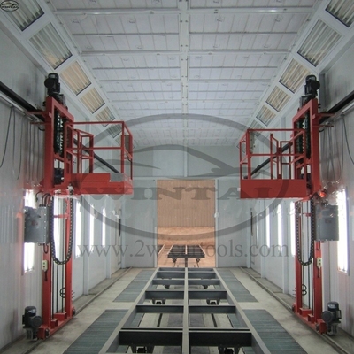 30m Industrial Paint Booth Customizable 380V Diesel Heating For Bus Truck