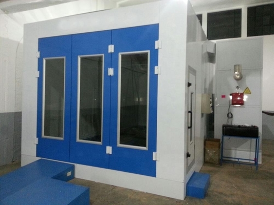 CE Certified Car Spray Booth with Air Circulation System 1 x 7.5kw Direct Drive Intake Fan