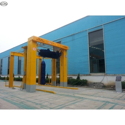 Two Side Brush 14kw Channel Type Automatic Bus Washing Machine For Thorough Cleaning