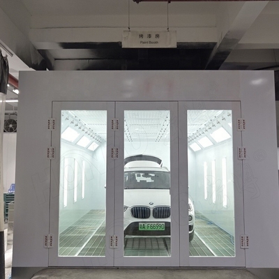 50mm Wall Car Paint Baking Oven 15KW High Speed For Car Spray Booth