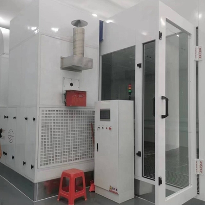50mm Wall Car Paint Baking Oven 15KW High Speed For Car Spray Booth