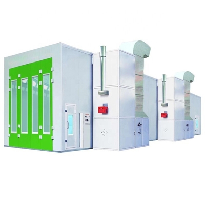 Truck Paint Room Bus Spray Booth with 2 Sets of 11KW Intake Fans and LPG Heating Source