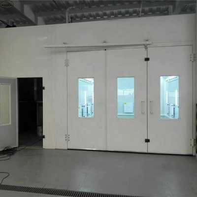 12kw Power Automotive Paint Booth With 20000m3 Air Flow And No Load Speed