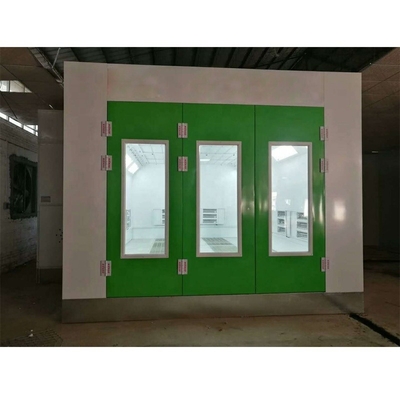 12kw Power Automotive Paint Booth With 20000m3 Air Flow And No Load Speed