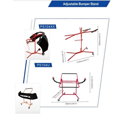 Foldable Automotive Door Paint Stands Compact Structure And Easy Installation