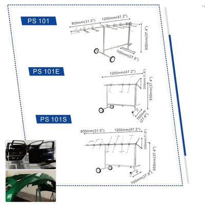 Foldable Automotive Door Paint Stands Compact Structure And Easy Installation