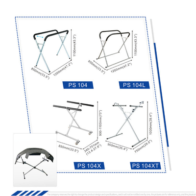 Portable Space Saving Car Bumper Stand Water Resistant For Car Spray Booth