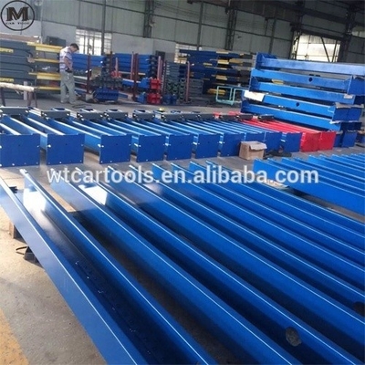 4000kg Lifting Capacity Two Post Car Lift With 2 Steps Support Arm And Floor Plate