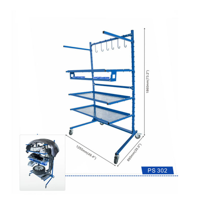 Easy Assembly Car Bumper Paint Stand Adjustable For Repair And Painting