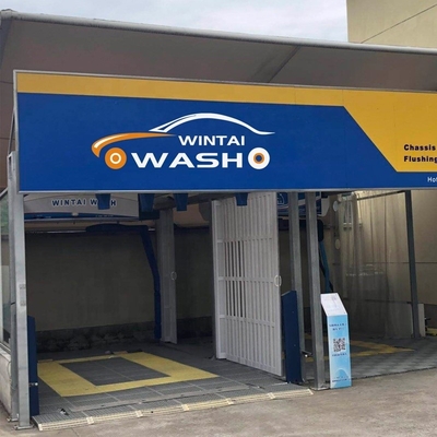 Blue Full Automatic Touchless Car Wash System WT390 380V Safety Operation