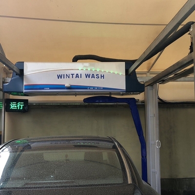 Blue Full Automatic Touchless Car Wash System WT390 380V Safety Operation