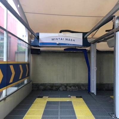 Blue Full Automatic Touchless Car Wash System WT390 380V Safety Operation