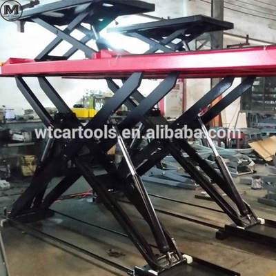 45 Second Lifting Time Scissor Portable Car Lift For Garage Equipment 3.5tons