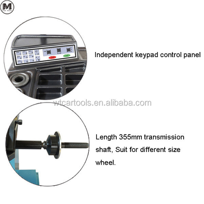 80kg WRB-085 LCD Display Smart Tire Balancer Machine For 30" Rims
