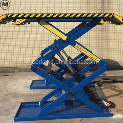 61"/1550mm Platform Length 3 Tons Portable Car Lift With Double Cylinder