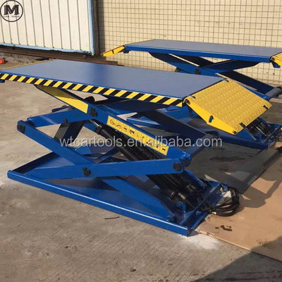 61"/1550mm Platform Length 3 Tons Portable Car Lift With Double Cylinder