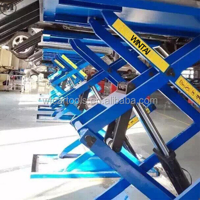 61"/1550mm Platform Length 3 Tons Portable Car Lift With Double Cylinder