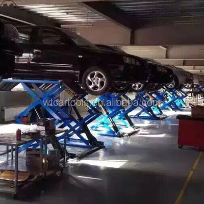 61"/1550mm Platform Length 3 Tons Portable Car Lift With Double Cylinder