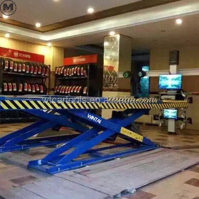 Customized Inground Type Portable Car Lift Hydraulic With Wheel Alignment