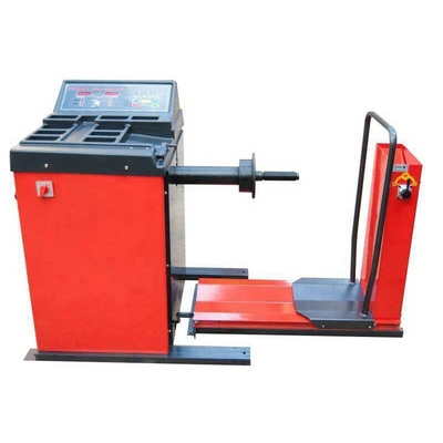 10S Red 200KG 1400mm Truck Wheel Balancer 220V for Four Wheel Balancing