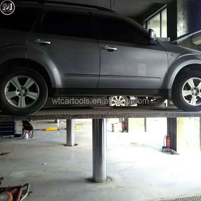 Hydraulic Ground Hidden Design Single Post Car Lift For 3500kg Vehicles
