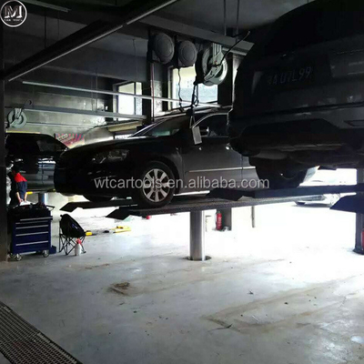 Hydraulic Ground Hidden Design Single Post Car Lift For 3500kg Vehicles