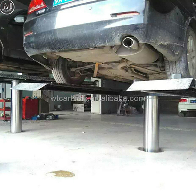Hydraulic Ground Hidden Design Single Post Car Lift For 3500kg Vehicles